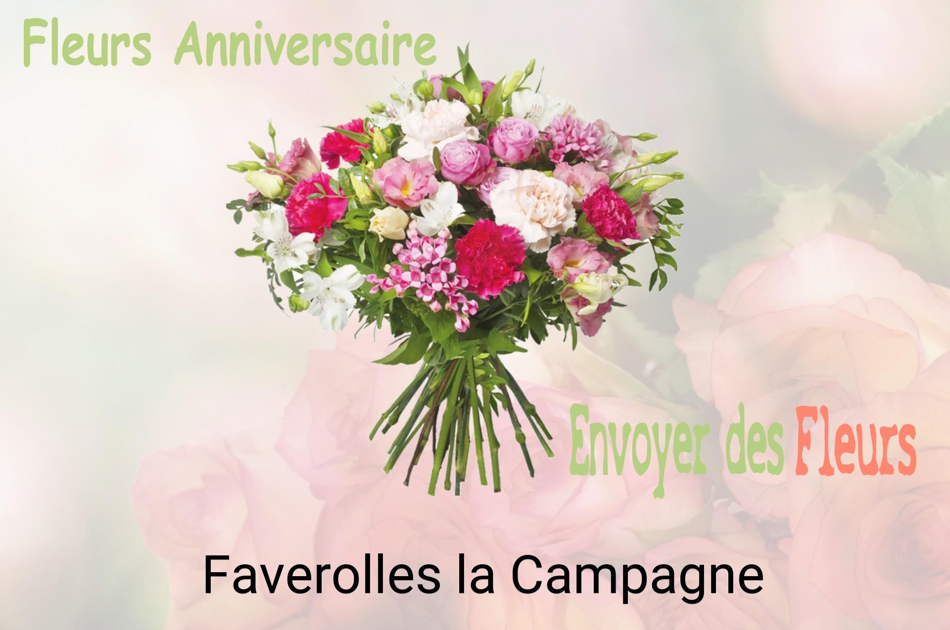 Bouquet de fleurs d’anniversaire livré à Faverolles-la-Campagne