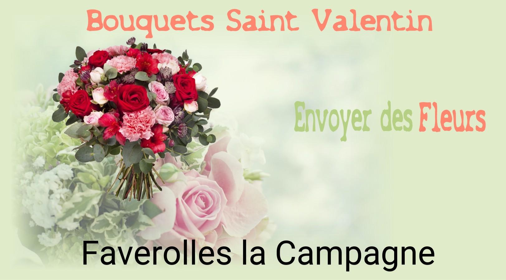 Roses de Saint-Valentin livrées à Faverolles-la-Campagne